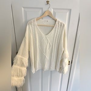 White Knit Sweater